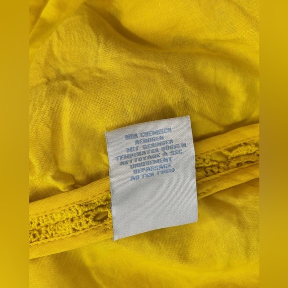 Boden Sleeveless Yellow Crochet A-Line Sheath Dress Size 8 - Picture 11 of 12